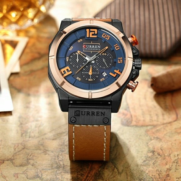 Other - Original Men's Sports Waterproof Leather Strap Dat